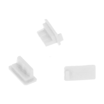 Záslepka pro konektor USB, barva bílá - 10 ks balení – Zboží Mobilmania