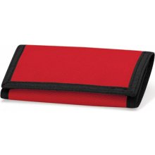 BagBase Jednoduchá peněženka na suchý zip červená klasická