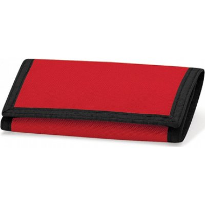 BagBase Jednoduchá peněženka na suchý zip červená klasická – Zboží Mobilmania
