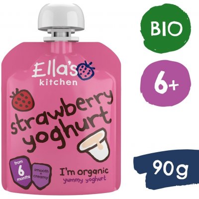 Ella's Kitchen BIO Jahody s jogurtem 90 g – Zbozi.Blesk.cz