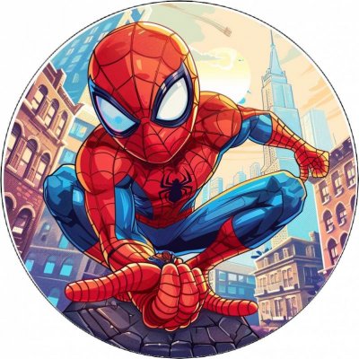 Jedlý papír Spider-Man 19,5 cm - Magic – Zboží Dáma