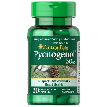Puritan's Pride Pycnogenol 30 mg Pycnogenol French Maritime Pine Bark Extract 30 Kapslí