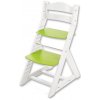 Dětský stoleček s židličkou Hajdalánek rostoucí židle Maja bílá zelená