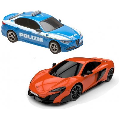 RE.EL Toys sada RC aut Alfa Romeo Qiulia Q Polizia a McLaren 675LT RTR 1:24 – Zboží Mobilmania