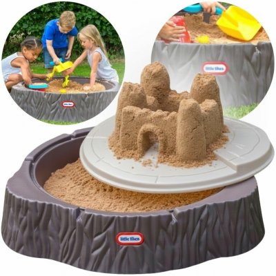 Little Tikes Velké pískoviště kmen stromu bazének s krytem – Hledejceny.cz