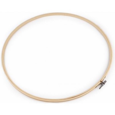 Vyšívací kruh bambusový extra velký Ø33 35,5 40 cm (Ø40 cm bambus světlý 10 ks – Zboží Dáma