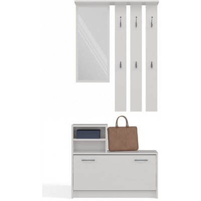 TP Living Předsíňová stěna GAR bílá – Zboží Dáma