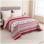 Textilomanie Přehoz na postel TWINKLE CHRISTMAS, barevný 170 x 210 cm – Zboží Dáma