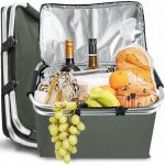Creative Corner Tepelný skládací piknikový koš šedý – Zboží Mobilmania