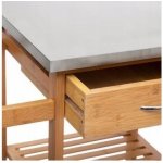 5five Simply Smart Kuchyňský vozík na kolečkách, bambus, 37 x 76 x 86 cm – Zboží Dáma