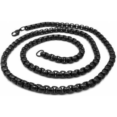 Steel Jewelry Řetízek černý NH240302 – Zboží Mobilmania