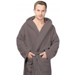 Interkontakt pánský župan s kapucí dark grey – Zboží Dáma