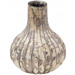 Béžovo-šedá antik dekorační skleněná váza - 11*11*15 cm - Clayre & Eef – Hledejceny.cz