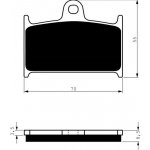 Přední brzdové destičky Goldfren Suzuki GSF 1200 Bandit (S) 1995-2000 směs S33 – Hledejceny.cz