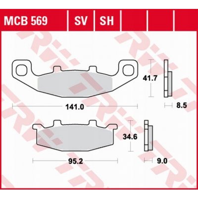 TRW Kawasaki ZZR 600 | Zboží Auto