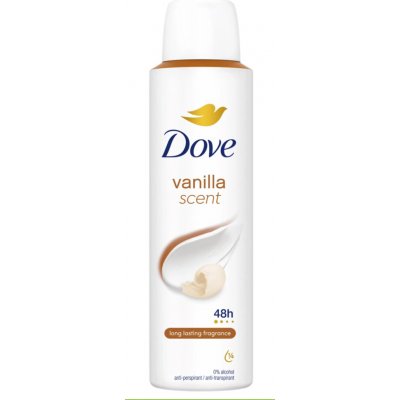 Dove Antiperspirant sprej pro ženy Vanilla 150 ml – Zboží Mobilmania