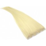Clip in rychlopás kanekalon 61cm rovný - nejsvětlejší blond – Zboží Dáma