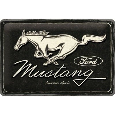 Nostalgic Art Plechová Cedule Ford Mustang Logo – Hledejceny.cz