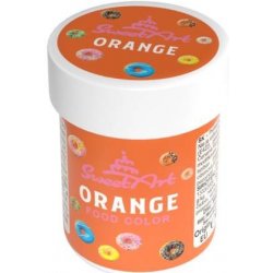 SweetArt gelová barva Orange 30 g