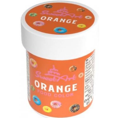 SweetArt gelová barva Orange 30 g – Zboží Dáma