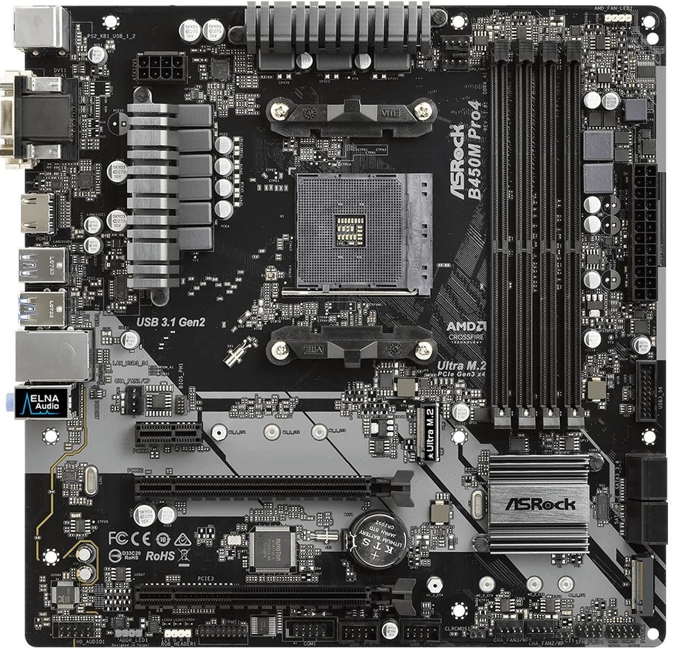 ASRock B450M Pro4