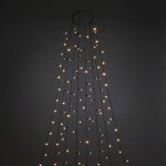 Konst Světelný řetěz s kruhem Ø 11 cm na stromeksmide 240 LED 8 pramenů jantarové světlo – Hledejceny.cz