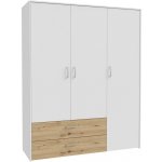 Uro Šatní skříň 152x190 cm dub artisan/bílá CUGS831-C853 – Sleviste.cz