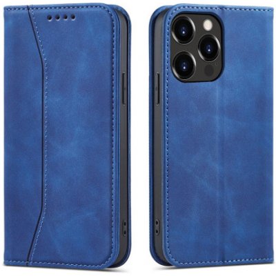 Pouzdro MG Magnet Fancy iPhone 13 Pro, modré