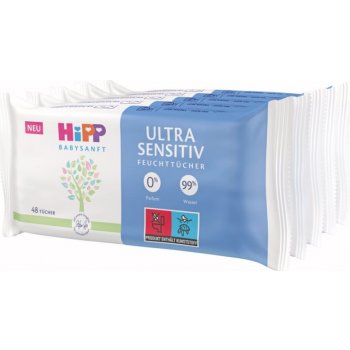 HiPP BABYSANFT Čistící vlhčené ubrousky Ultra sensitive 5 x 48 ks 240 ks