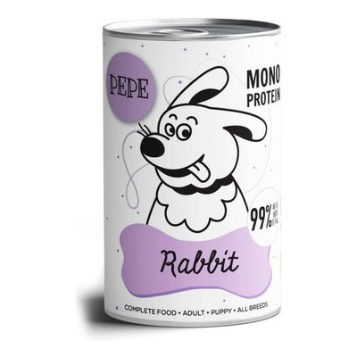 PAKA ZWIERZAKA PEPE Monoprotein Rabbit 400 g