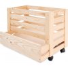 Úložný box ČistéDřevo Dřevěná bedýnka na brambory 61 x 42 x 43 cm