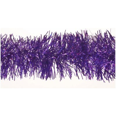 EverGreen Vánoční fóliový řetěz laser úzký, 6vrstvý, fialová, pr. 9 cm, 200 cm – Hledejceny.cz