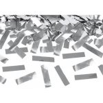 Vystřelovací konfety stříbrné 40 cm – Zboží Dáma