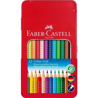 Faber-Castell Grip 2001 plechová krabička 12 ks – Zbozi.Blesk.cz