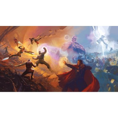 Komar Vliesová fototapeta Avengers Epic Battles Two Worlds rozměry 500 x 280 cm