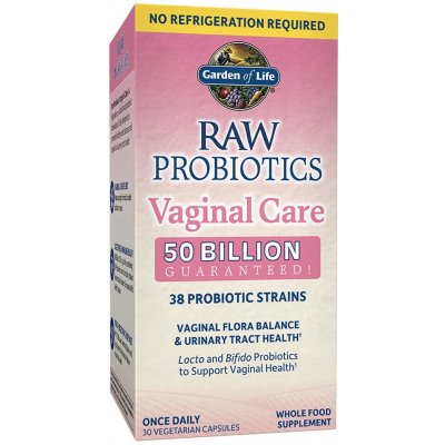 Garden of Life RAW Probiotika vaginální péče 30 kapslí