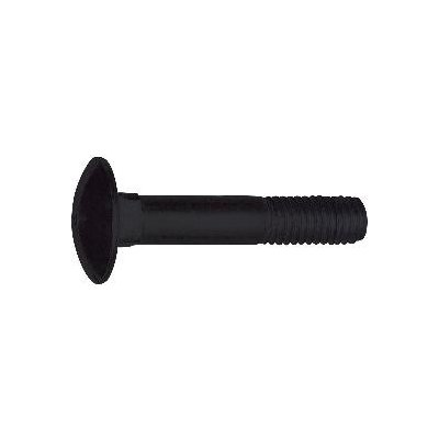 Vratový šroub bez matice DIN603 4.6 M6x60, pozink černý (200 ks) – Hledejceny.cz