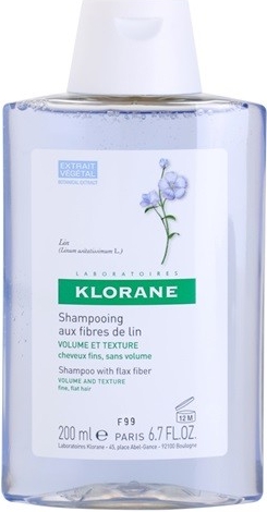 Klorane šampon pro objem a tvar Lin 200 ml