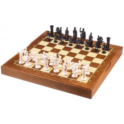 Šachy Spartan černo / bílé velké – Zboží Živě