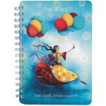 Bobo kroužkový blok Balónky A6 linka 50 listů – Zboží Živě