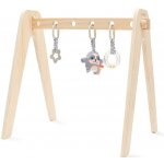 NEW BABY Dětská edukační dřevěná hrazdička s hračkami New Baby – Sleviste.cz