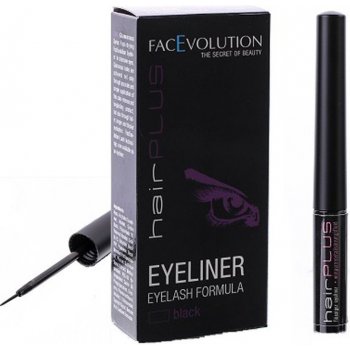 HairPlus FacEvolution Vyživující rychleschnoucí tekuté oční linky s obsahem růstového séra Zelená 1,5 ml