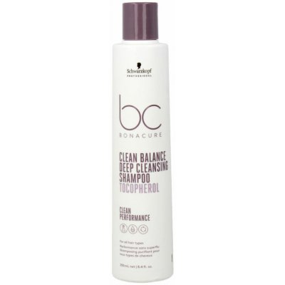 Schwarzkopf BC Bonacure Clean Balance Deep Cleansing Shampoo 250 ml – Zbozi.Blesk.cz