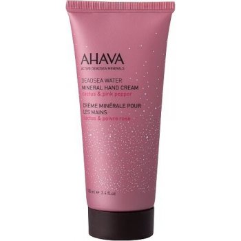 Ahava Dead Sea Water Pink Pepper & Cactus minerální krém na ruce (Paraben Free, Allergy Tested) 100 ml