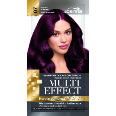 Joanna Multi Effect 07 Hluboká Burgund barvící šampon 35 g – Zboží Mobilmania