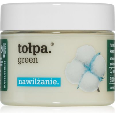 Tołpa Green Moisturizing zklidňující a hydratační krém s vyhlazujícím efektem Cotton, Iris Hypoallergenic 50 ml