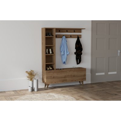 Asir Předsíňová stěna HALE ořech – Hledejceny.cz