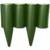 Příslušenství k plotu BRADAS Plastový obrubník - palisáda 2,5m, 225mm, zelená PALGARDEN