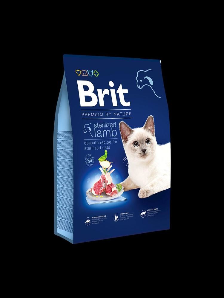 Brit Premium by Nature Cat Sterilized Lamb 8 kg