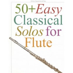 50+ Easy Classical Solos For Flute noty příčná flétna s akordovými značkami